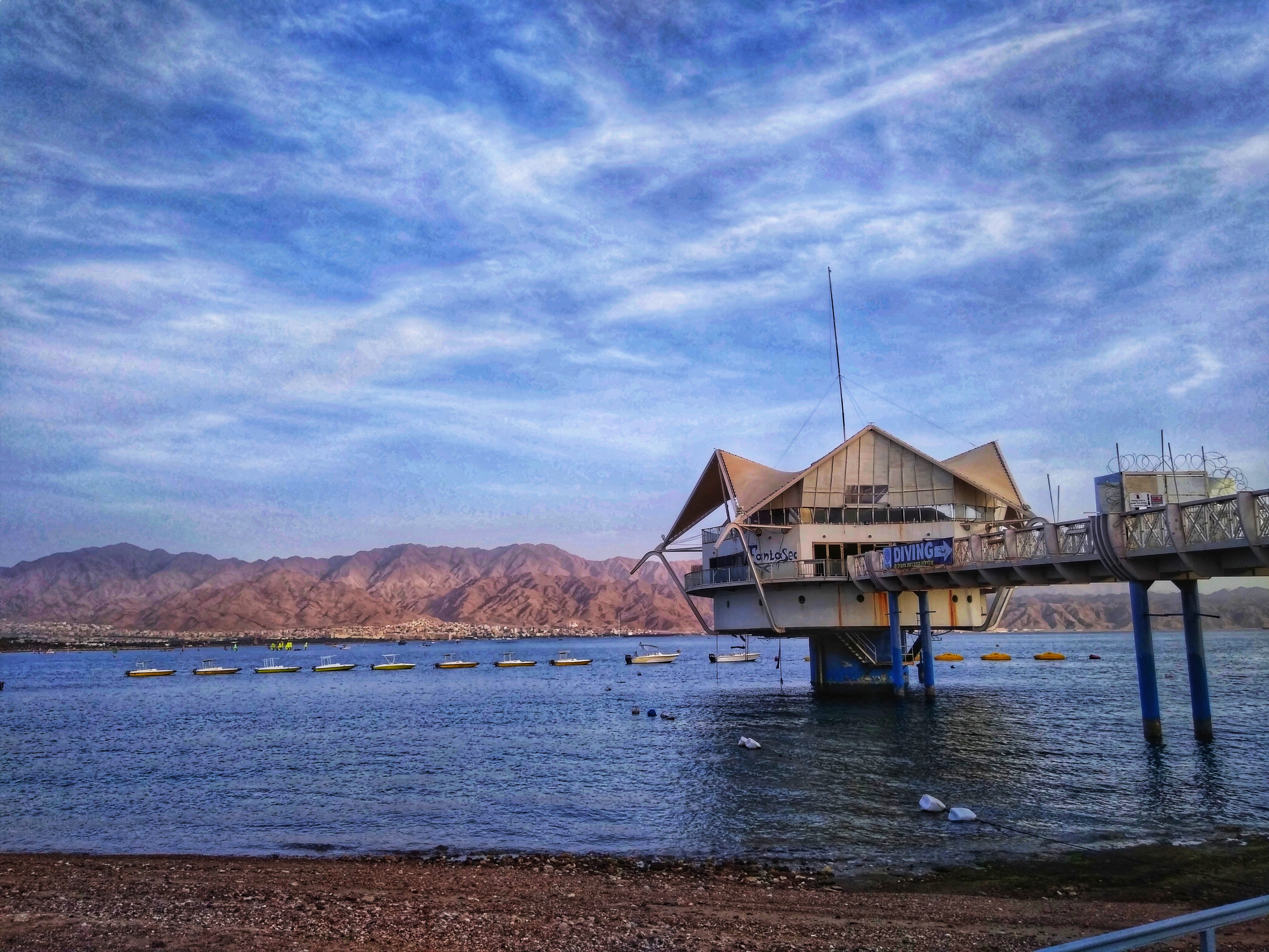 дайвинг сайт в Эйлате Подводный ресторан_dive site in eilat Underwater Restaraunt_צלילה באילת