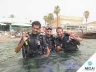 полный состав группы Open Water Diver в Эйлате