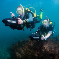 Underwater Sea Scooter Course - PADIScuba Diving Scooter Certification in Eilat