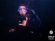 Night dives in amateur and professional diving