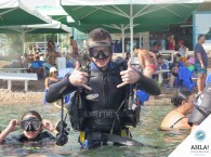 дайвинг пробное погружение Эйлат_diving intoductory dive Eilat